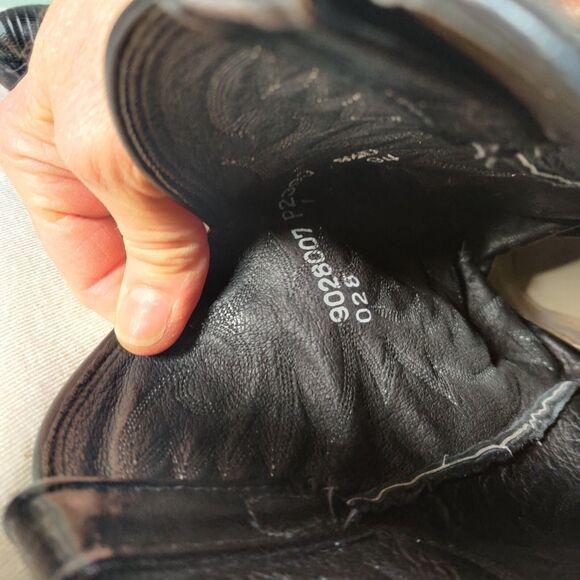 Dan Post Lizard Skin Teju Black Leather Cowboy Boots Men's Size 9 1/2 D, 9028007 - Picture 10 of 16